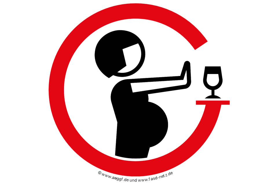 Stopp! Kein Alkohol während der Schwangerschaft